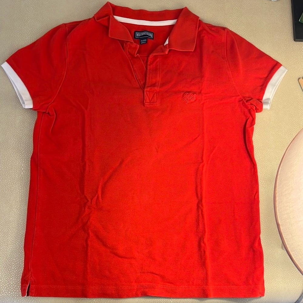Vilebrequin Kids Red Polo Shirt